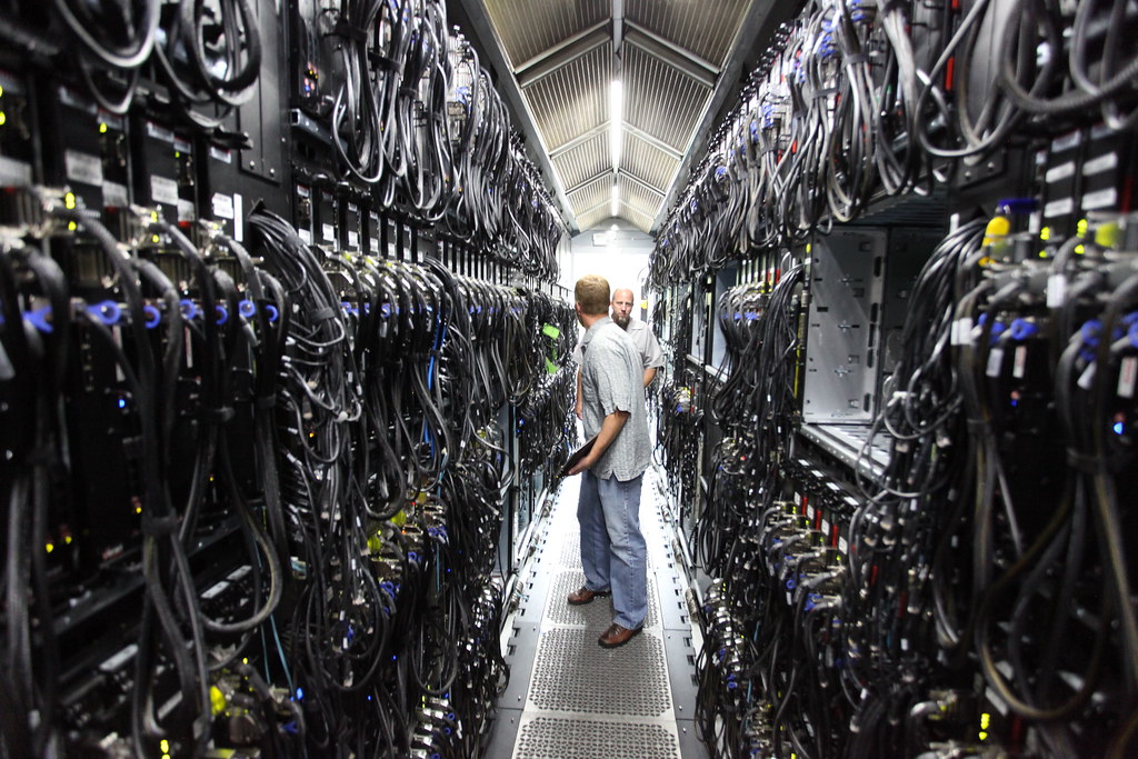 Een Microsoft datacenter in 2010